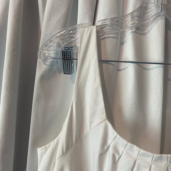 Calvin Klein sleeveless white lined pre owned dress size 10 - Picture 16 of 16